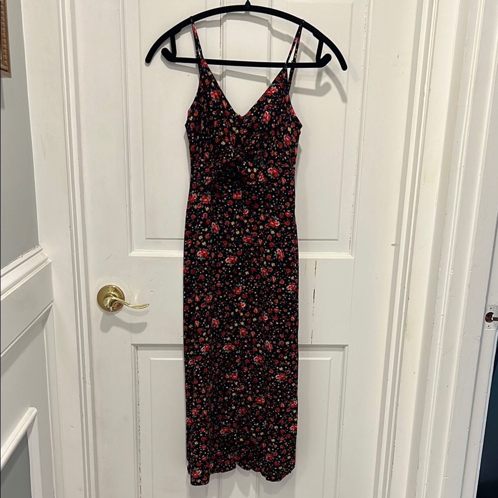 Top Shop Floral Spaghetti Strap Dress